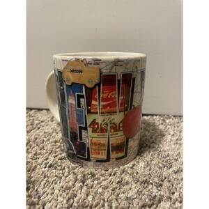 Vintage Mug New York City With Twin Towers Coffee Tea Empire State Building